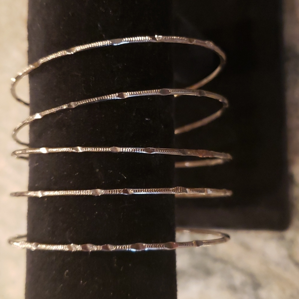 5 bangle bracelets